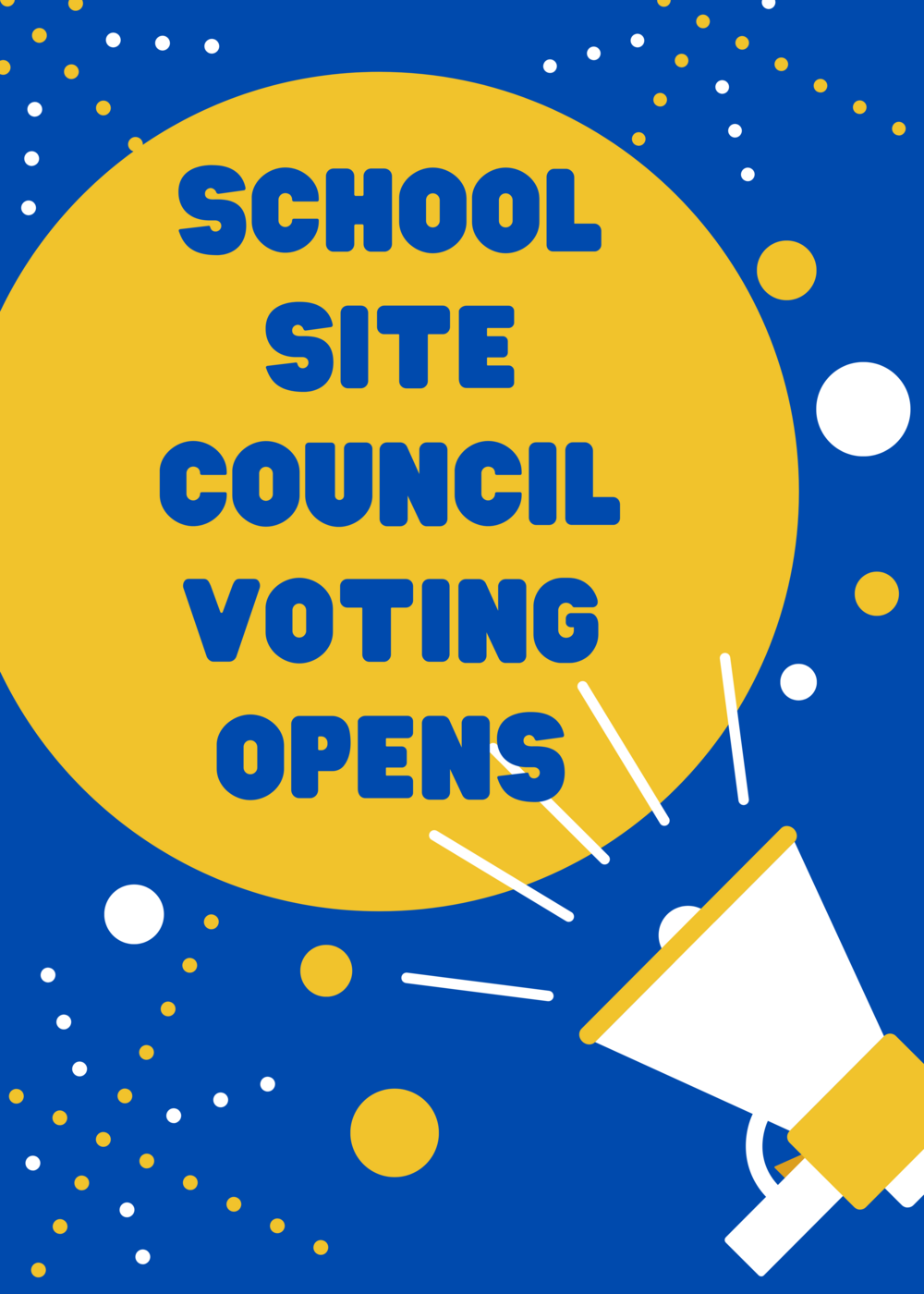 School Site Council Voting Opens