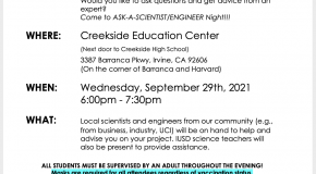 ask a scientist flyer
