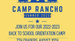 picture of Camp Rancho flyer 