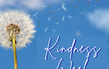 "kindness week" dandelion blowing in the breeze